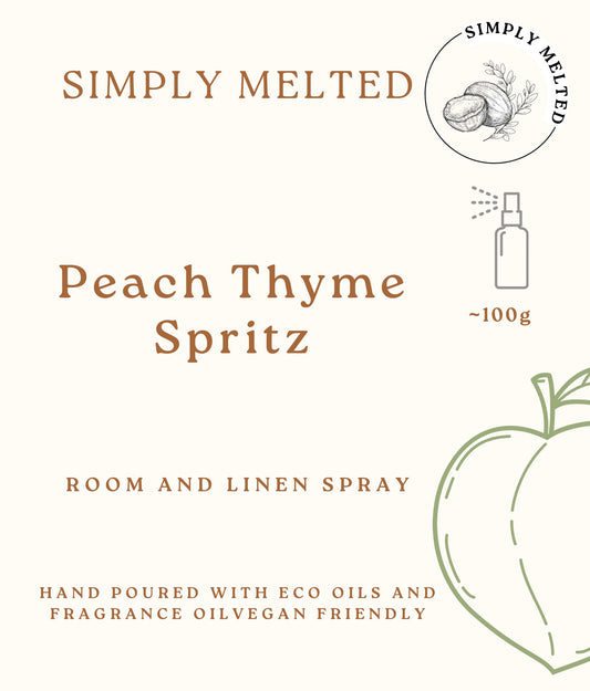 Peach and Thyme 100ml Room Mist Spray