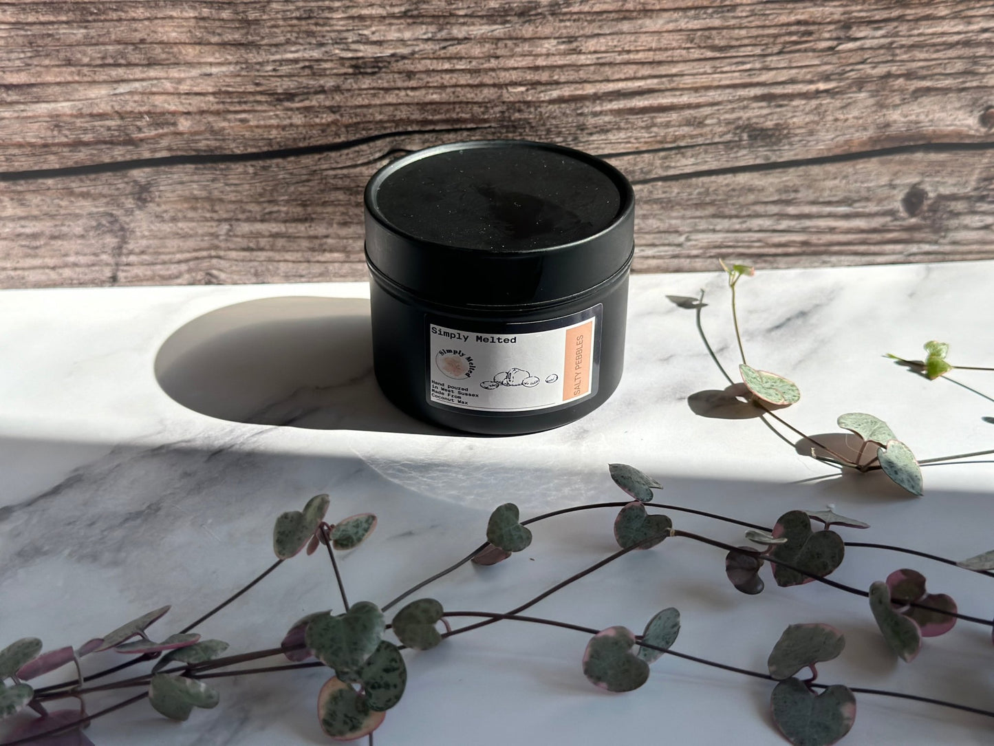 Salty Pebbles Small Candle - Simply MeltedSalty Pebbles Small Candle