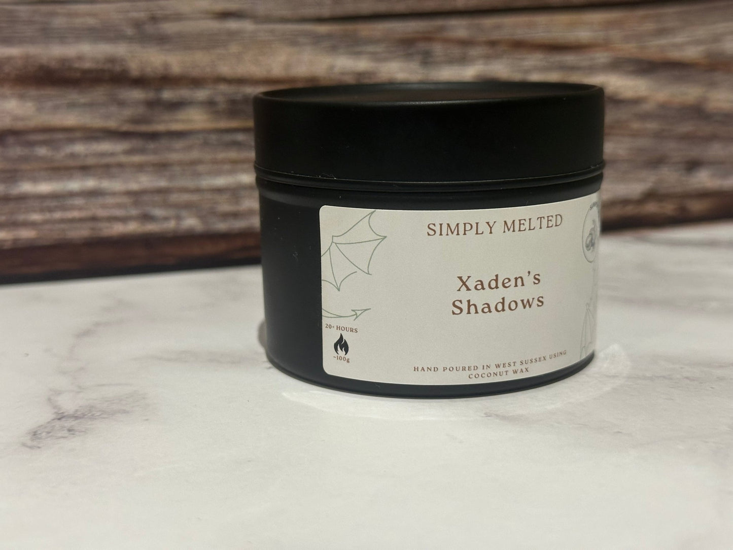 Xaden’s Shadows Candle - Simply MeltedXaden’s Shadows Candle