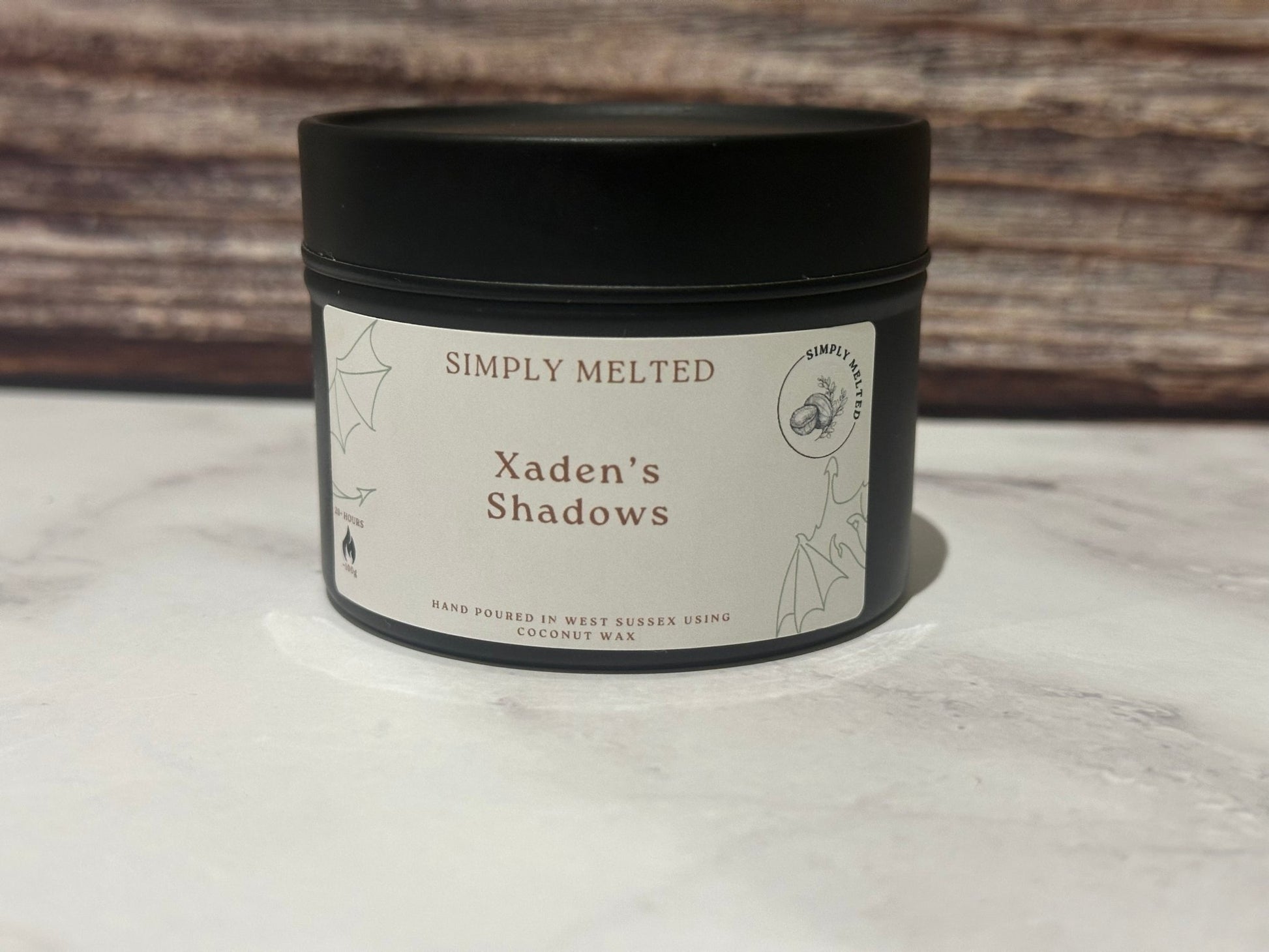 Xaden’s Shadows Candle - Simply MeltedXaden’s Shadows Candle