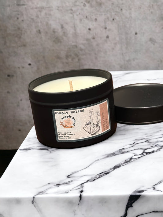 Eucalyptus Escape Tin Candle - Simply Melted