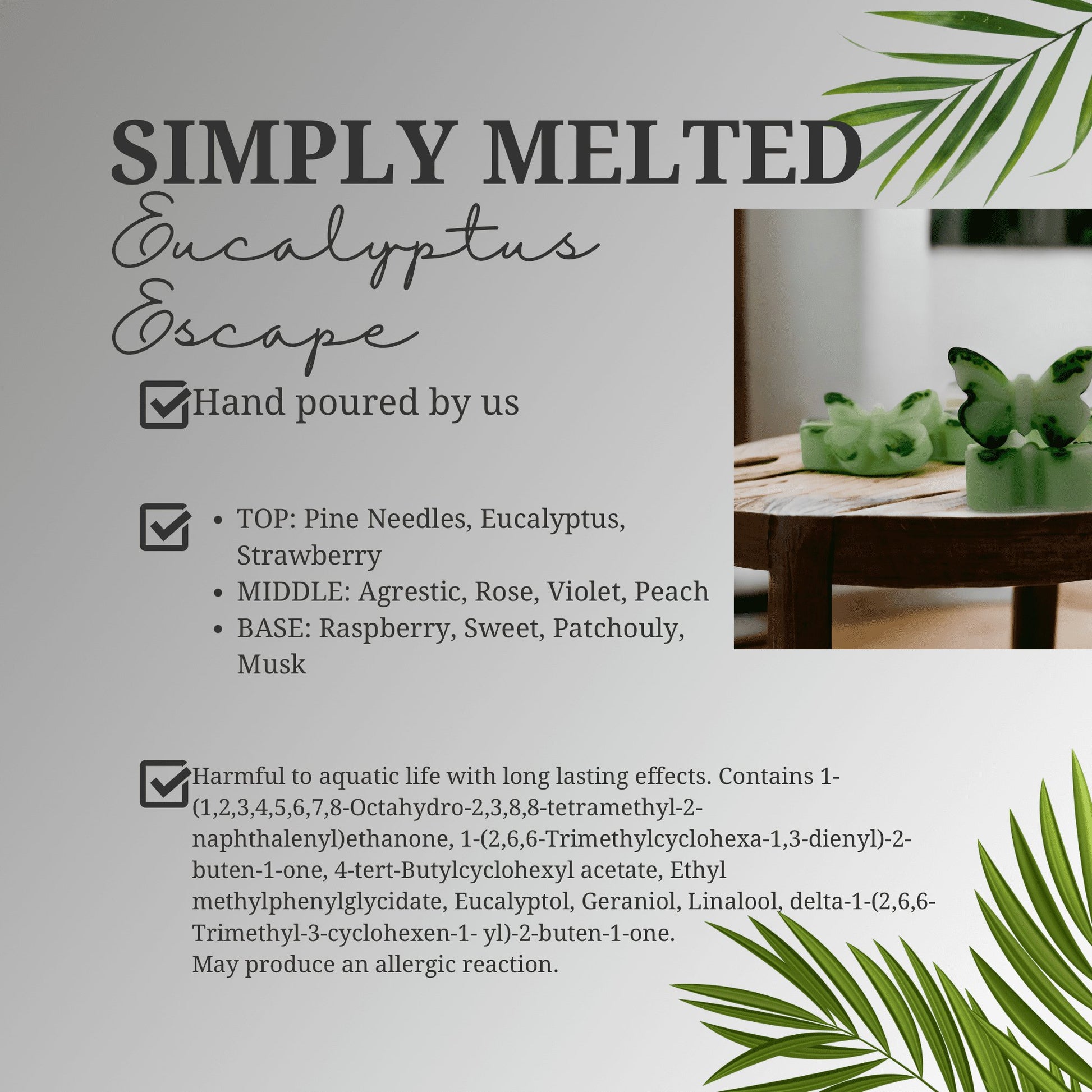 Eucalyptus Escape Wax Melts - Simply Melted