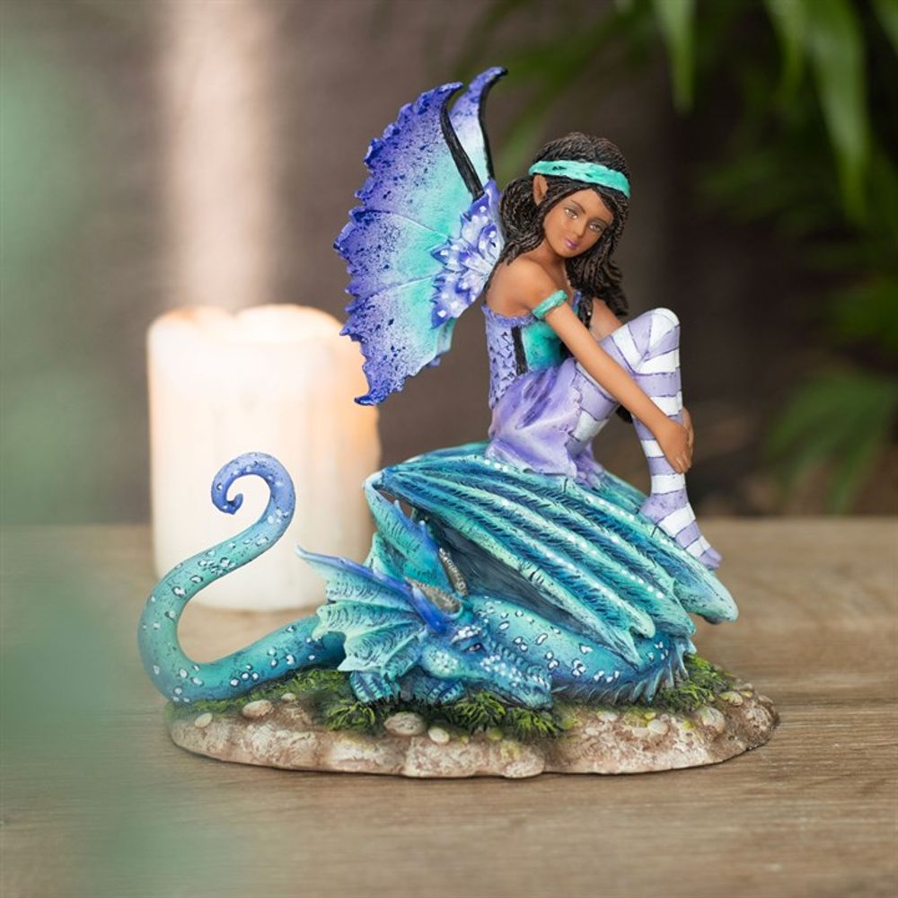 16cm Dragon Perch Fairy Figurine by Amy Brown - Simply Melted16cm Dragon Perch Fairy Figurine by Amy Brown