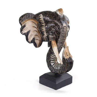 Albasia Wood Elephant Ornament - Simply MeltedAlbasia Wood Elephant Ornament