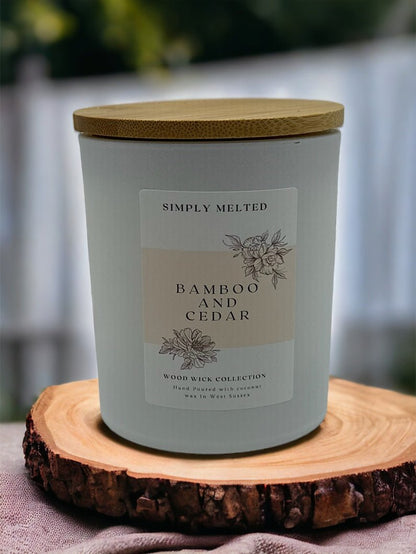 Bamboo & Cedar Candle - Simply MeltedBamboo & Cedar Candle