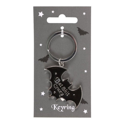 Bat Shit Crazy Keyring - Simply MeltedBat Shit Crazy Keyring