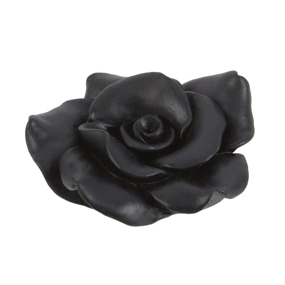 Black Rose Resin Incense Stick Holder - Simply MeltedBlack Rose Resin Incense Stick Holder