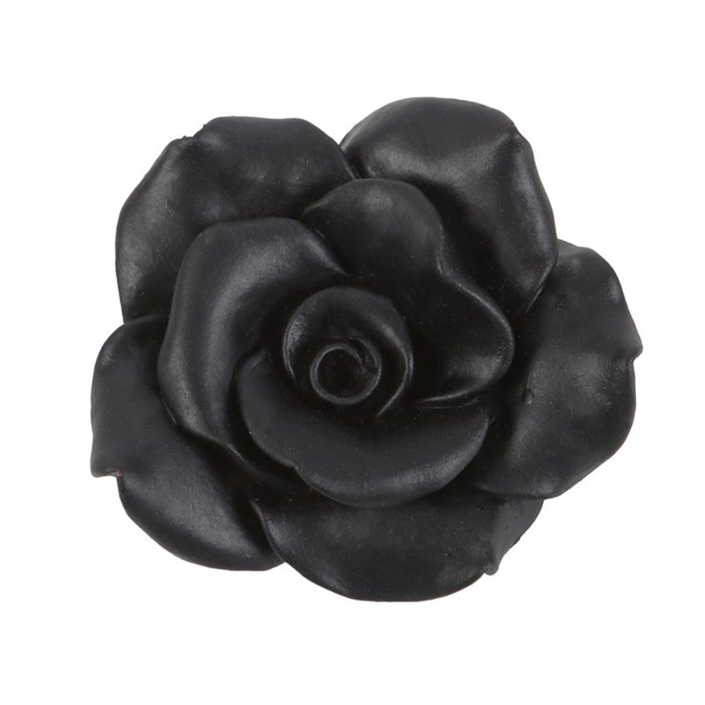 Black Rose Resin Incense Stick Holder - Simply MeltedBlack Rose Resin Incense Stick Holder