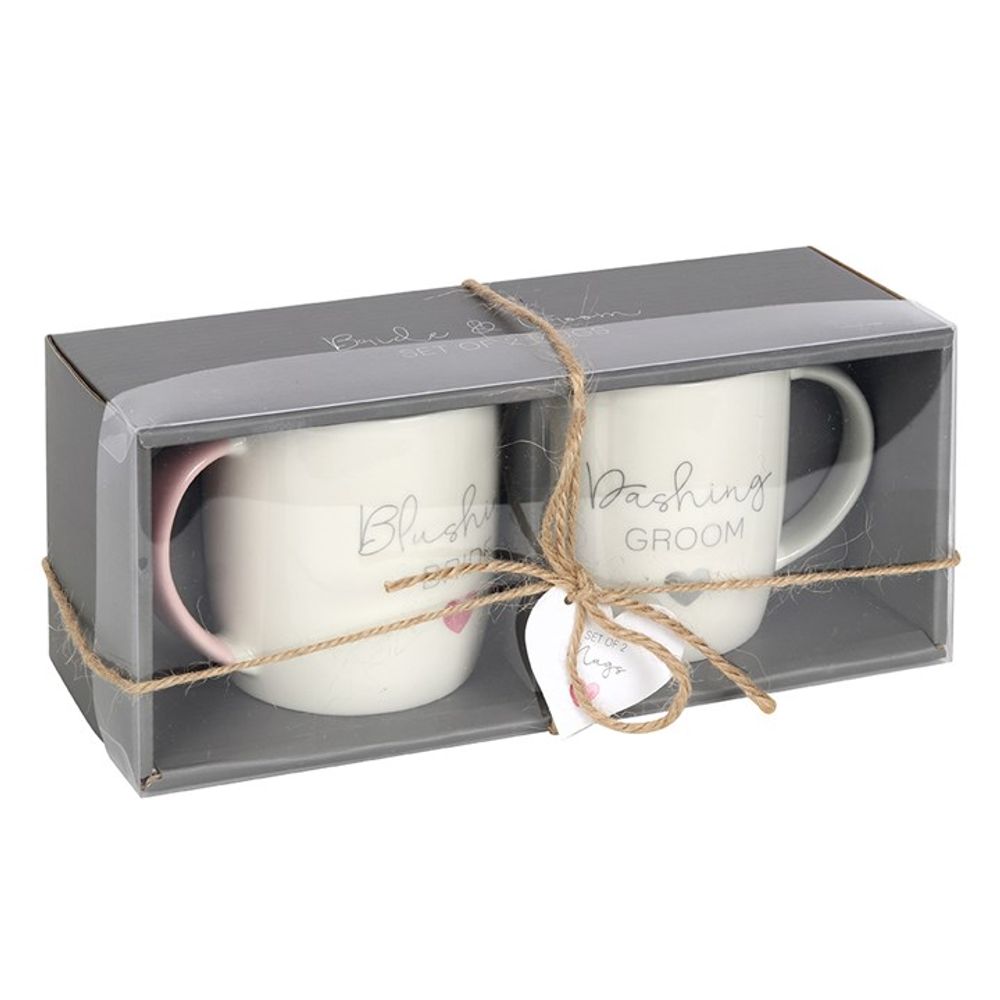 Blushing Bride Dashing Groom Ceramic Mug Set - Simply MeltedBlushing Bride Dashing Groom Ceramic Mug Set