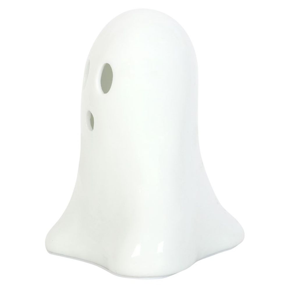 Ceramic Light Up LED Ghost - Simply MeltedCeramic Light Up LED Ghost