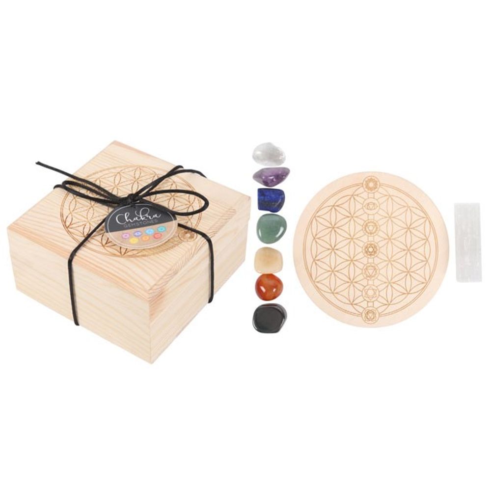 Chakra Crystal Grid Gift Set - Simply MeltedChakra Crystal Grid Gift Set