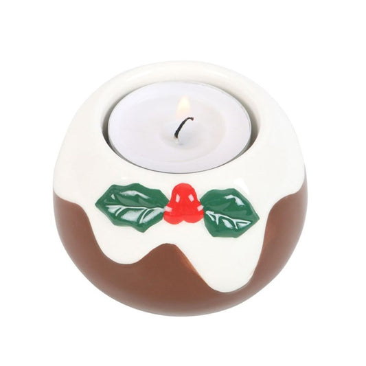 Christmas Pudding Tealight Candle Holder - Simply MeltedChristmas Pudding Tealight Candle Holder