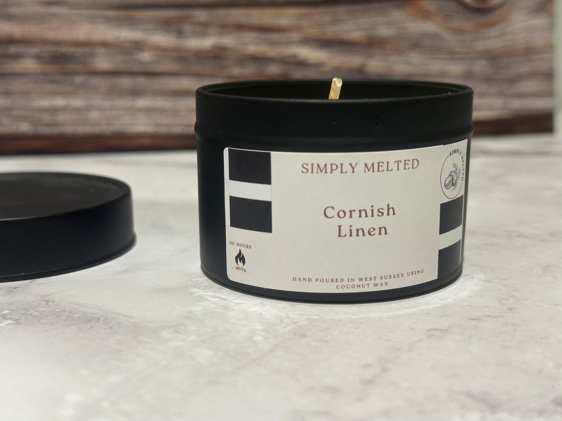 Cornish Linen Candle - Simply MeltedCornish Linen Candle