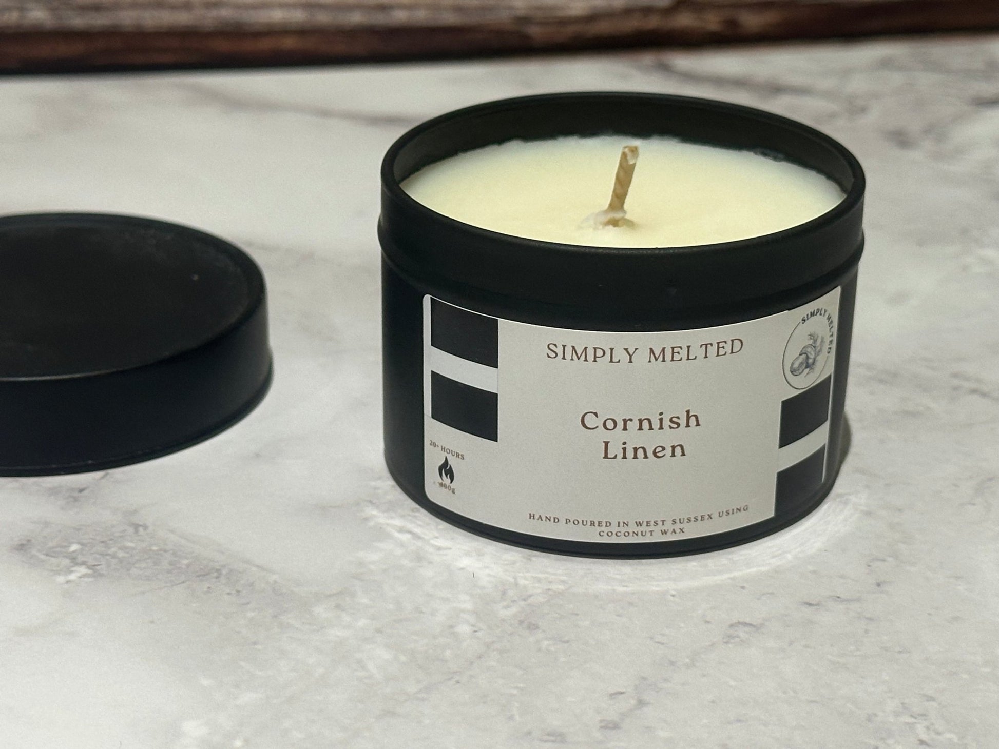 Cornish Linen Candle - Simply MeltedCornish Linen Candle