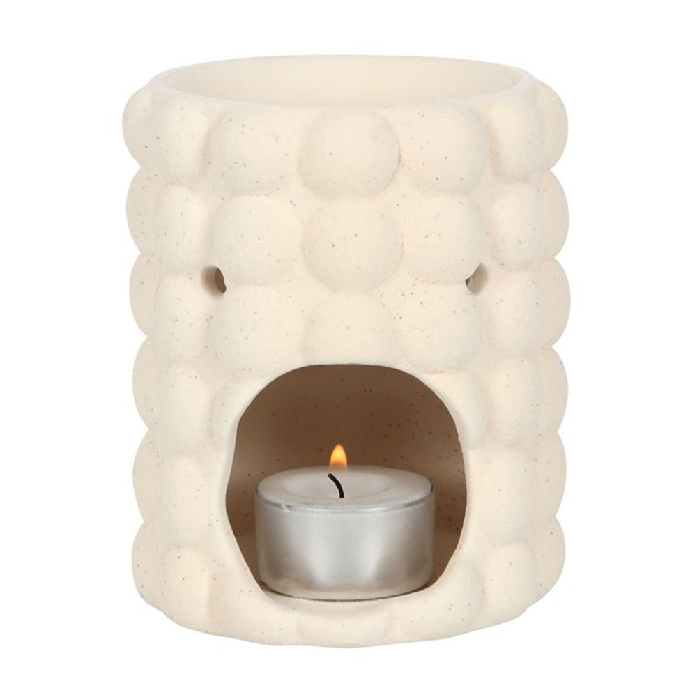 Cream Speckle Bubble Oil Burner - Simply MeltedCream Speckle Bubble Oil Burner