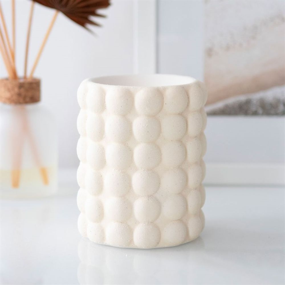 Cream Speckle Bubble Oil Burner - Simply MeltedCream Speckle Bubble Oil Burner