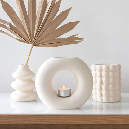 Cream Speckle Bubble Oil Burner - Simply MeltedCream Speckle Bubble Oil Burner