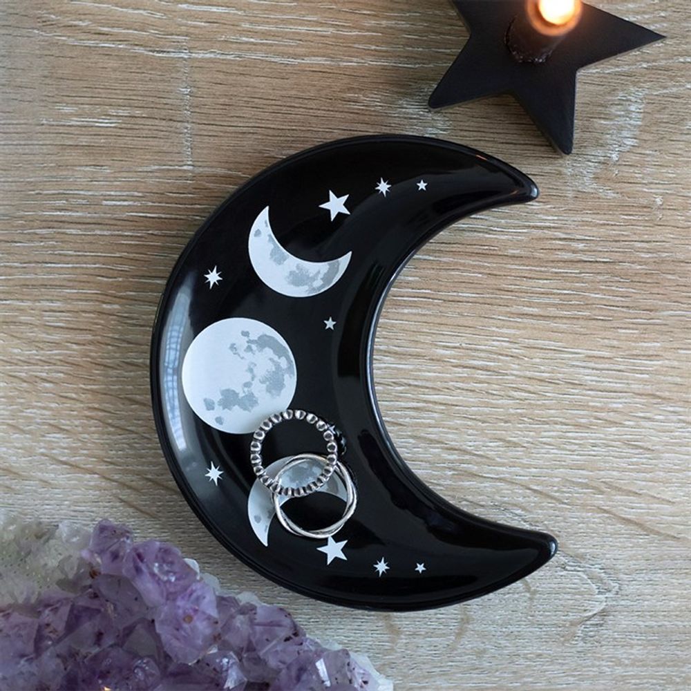 Crescent Moon Trinket Dish - Simply MeltedCrescent Moon Trinket Dish