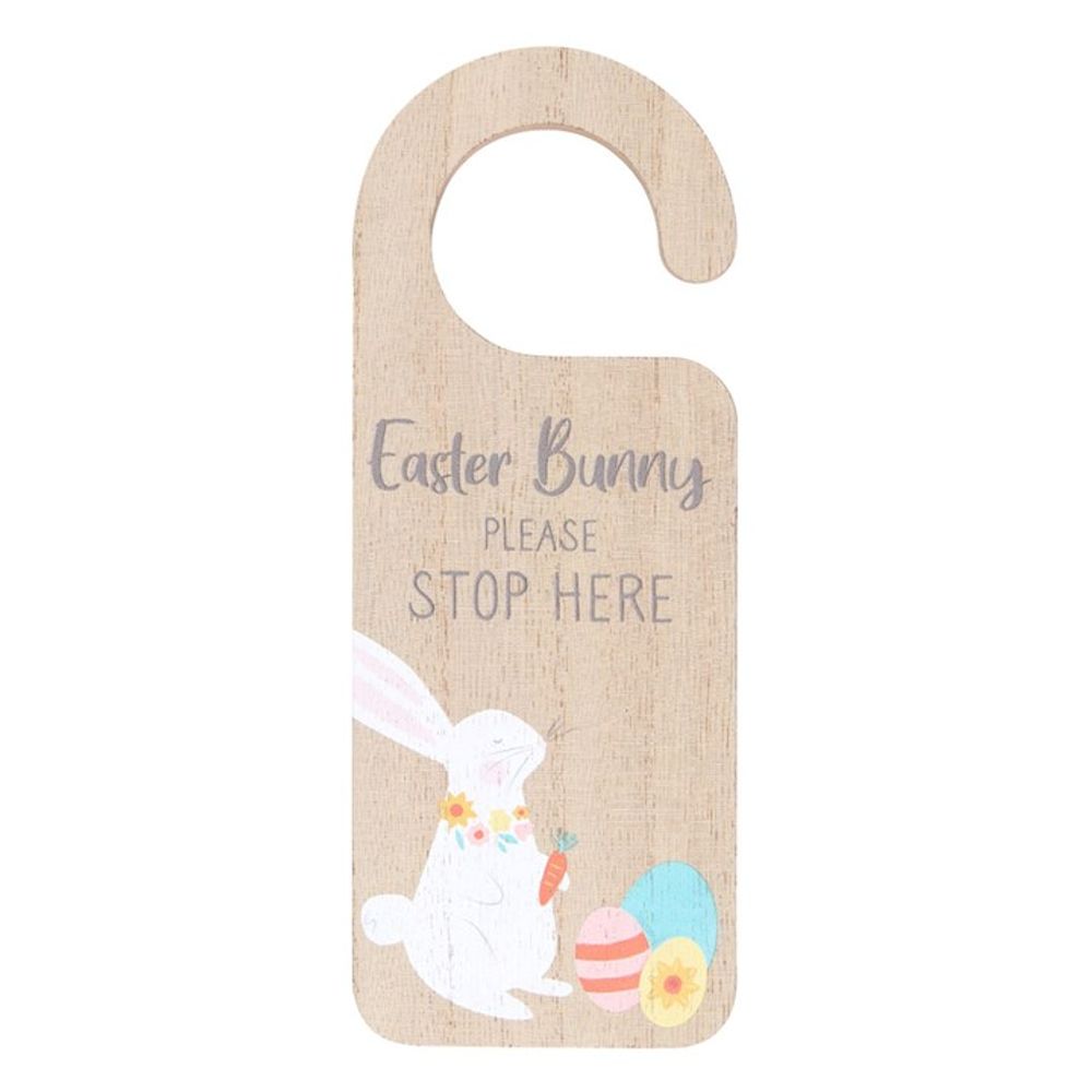 Easter Bunny Stop Here Door Hanger - Simply MeltedEaster Bunny Stop Here Door Hanger