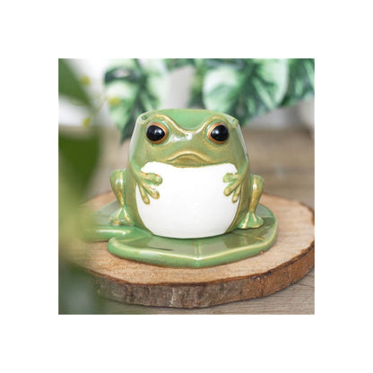 Frog Shaped Oil Burner on Lily Pad - Simply MeltedFrog Shaped Oil Burner on Lily Pad