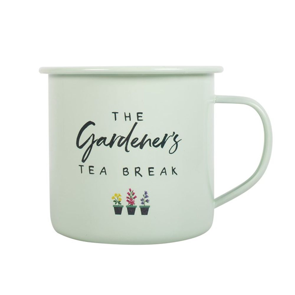 Gardener's Tea Break Enamel Mug - Simply MeltedGardener's Tea Break Enamel Mug