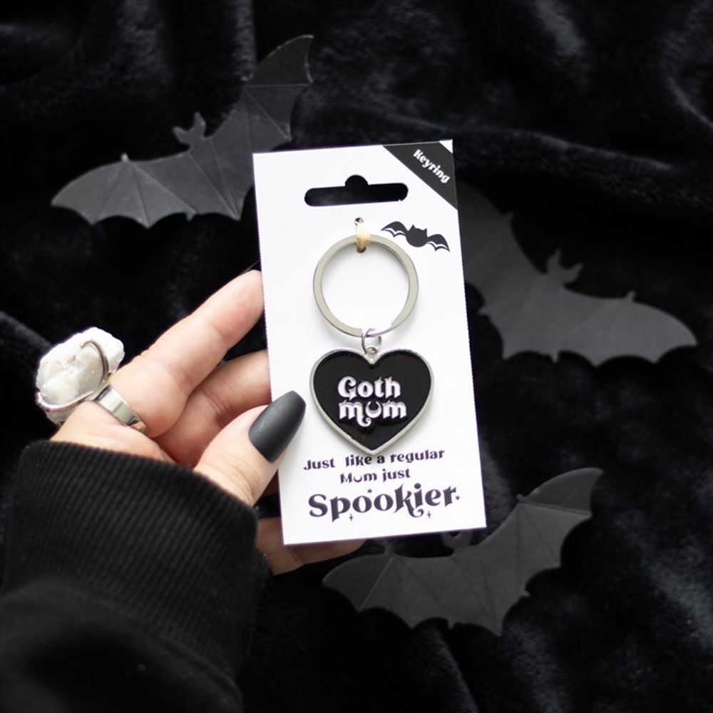 Goth Mum Keyring - Simply MeltedGoth Mum Keyring