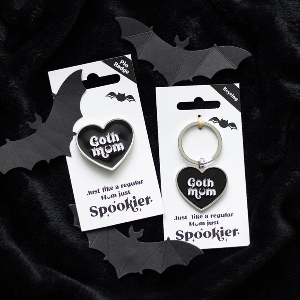 Goth Mum Keyring - Simply MeltedGoth Mum Keyring