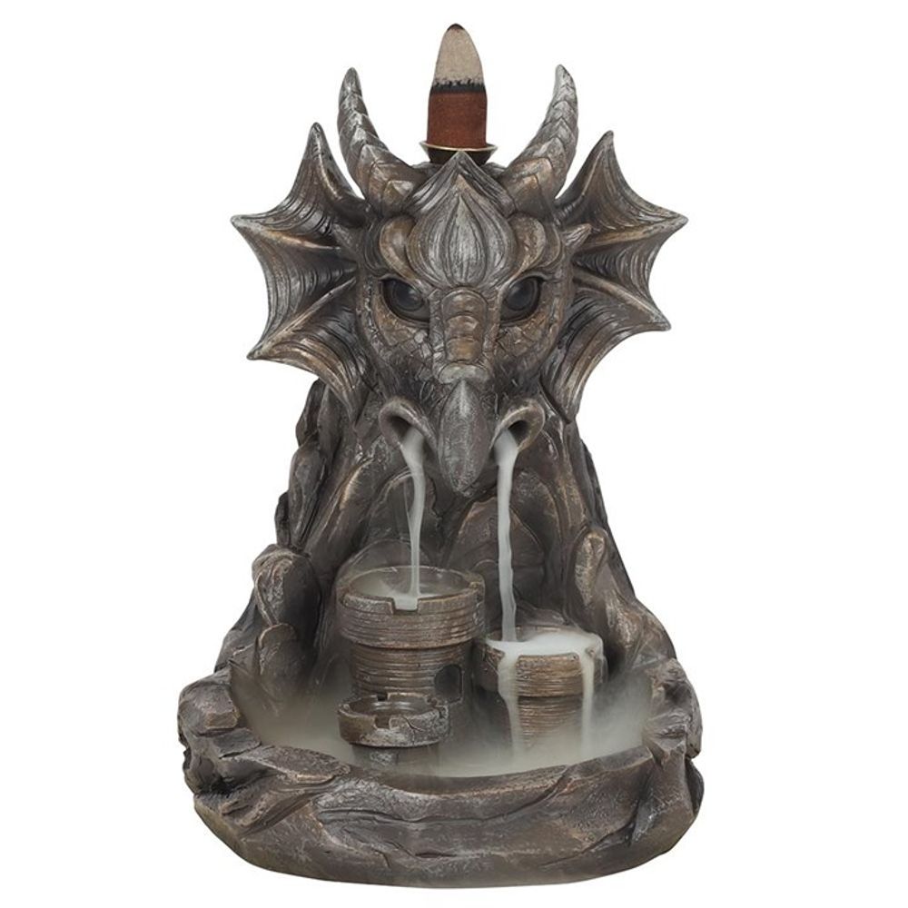 Grey Dragon Backflow Incense Burner - Simply MeltedGrey Dragon Backflow Incense Burner