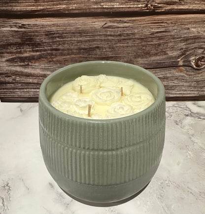 Large Ceramic Candle 850g - Simply MeltedLarge Ceramic Candle 850g