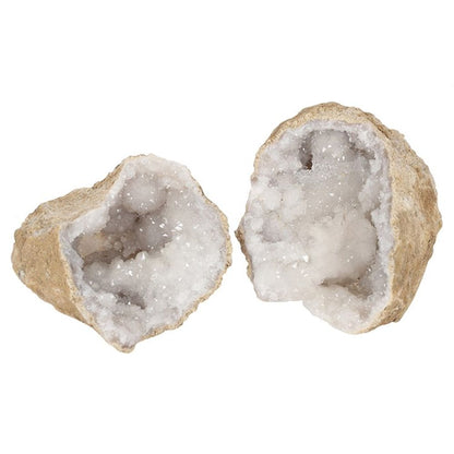 Large White Quartz Geode - Simply MeltedLarge White Quartz Geode