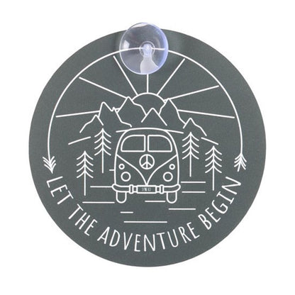 Let The Adventure Begin Window Sign - Simply MeltedLet The Adventure Begin Window Sign