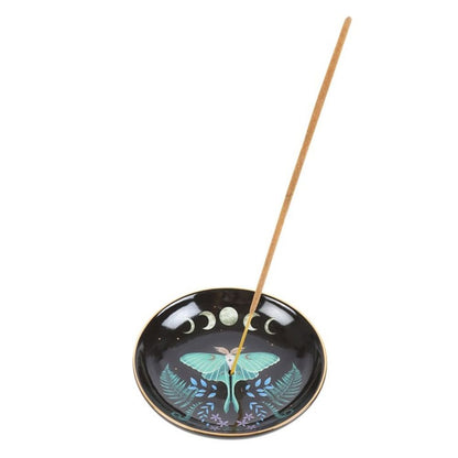 Luna Moth Ceramic Incense Plate - Simply MeltedLuna Moth Ceramic Incense Plate