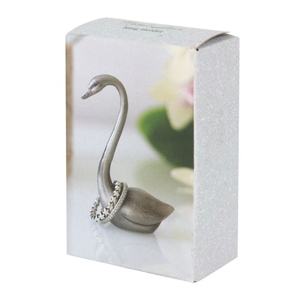 Metal Swan Ring Holder - Simply MeltedMetal Swan Ring Holder