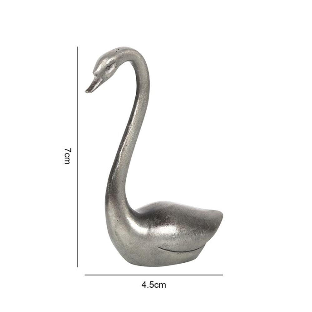 Metal Swan Ring Holder - Simply MeltedMetal Swan Ring Holder