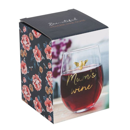 Mum's Wine Stemless Wine Glass - Simply MeltedMum's Wine Stemless Wine Glass