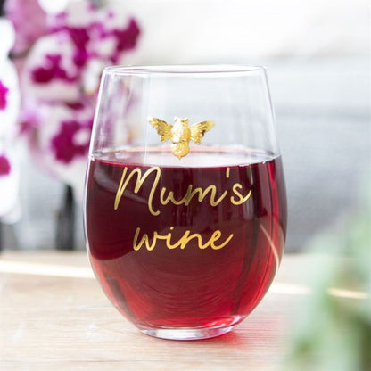 Mum's Wine Stemless Wine Glass - Simply MeltedMum's Wine Stemless Wine Glass