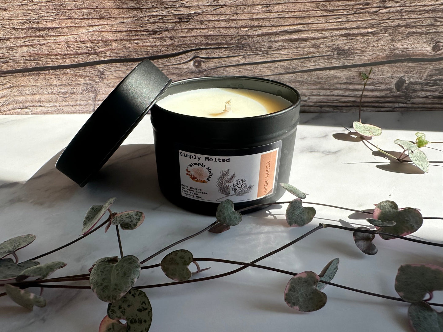 Nordic Woods Tin Candle - Simply MeltedNordic Woods Tin Candle