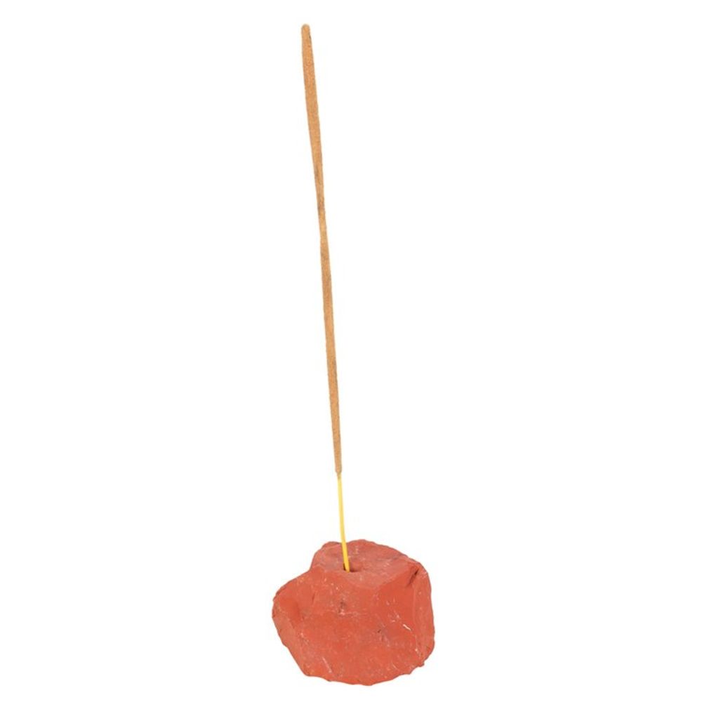 Red Jasper Crystal Incense Stick Holder - Simply MeltedRed Jasper Crystal Incense Stick Holder