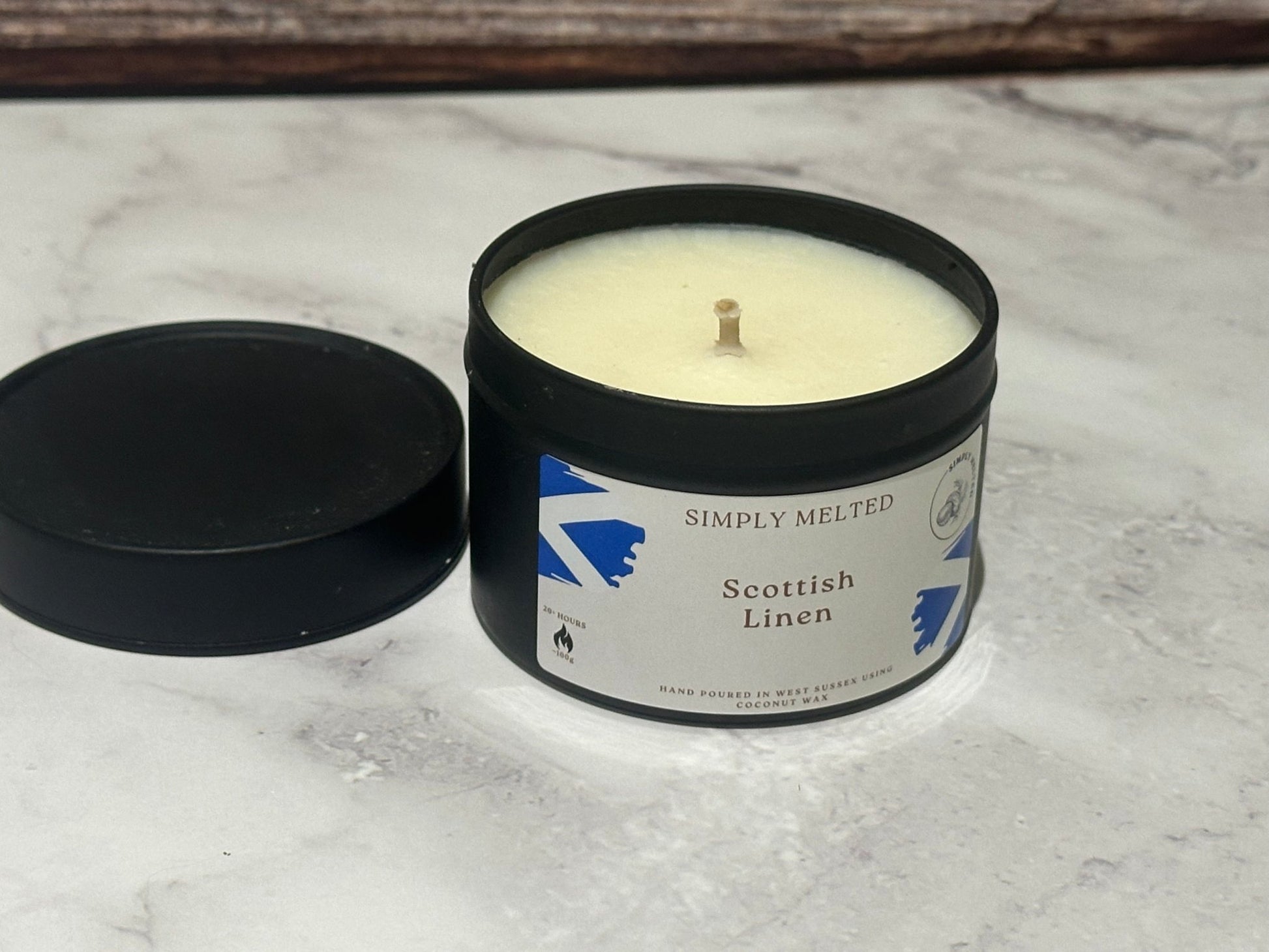 Scottish Linen Candle - Simply MeltedScottish Linen Candle