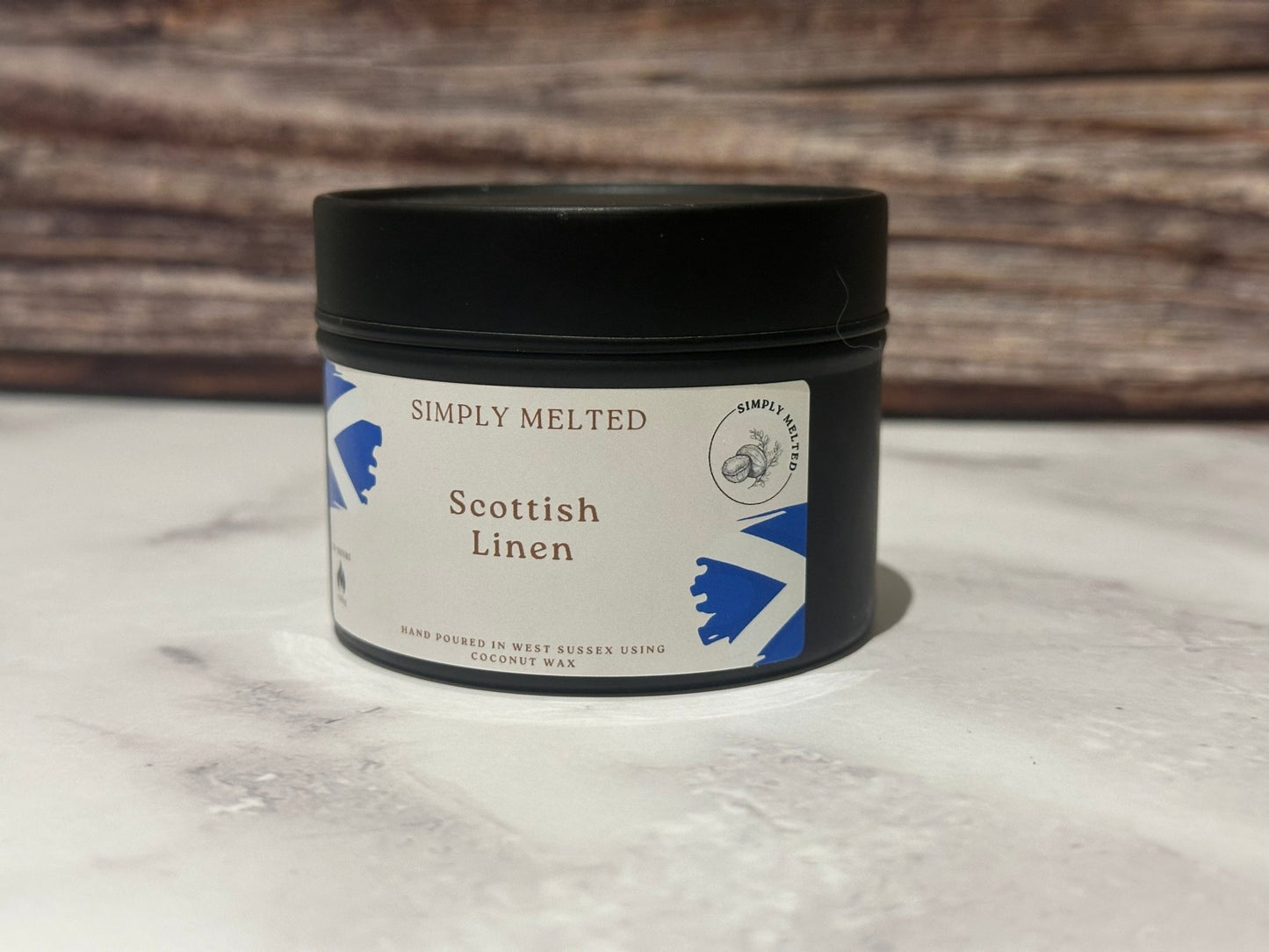 Scottish Linen Candle - Simply MeltedScottish Linen Candle