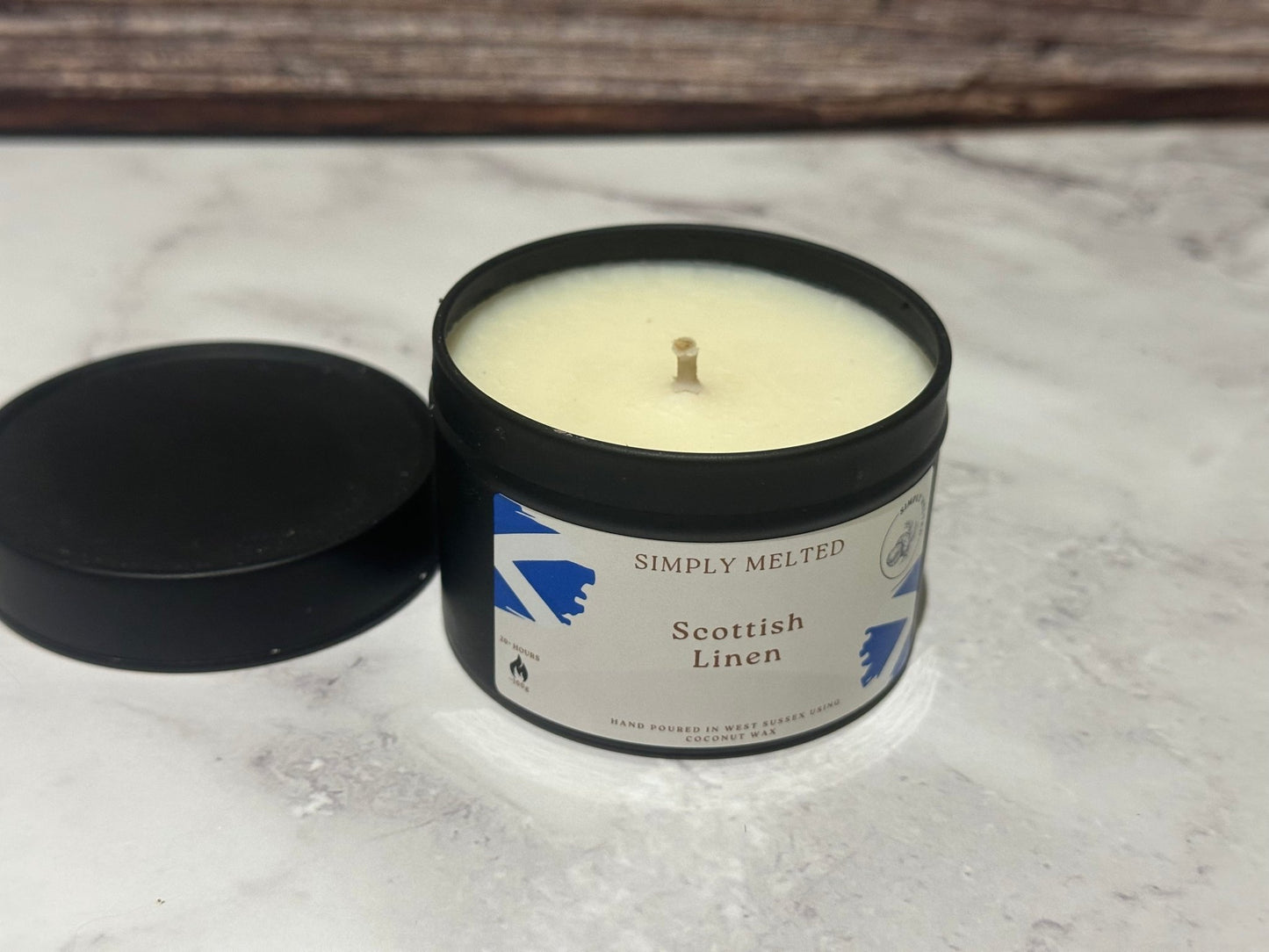 Scottish Linen Candle - Simply MeltedScottish Linen Candle