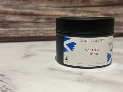 Scottish Linen Candle - Simply MeltedScottish Linen Candle