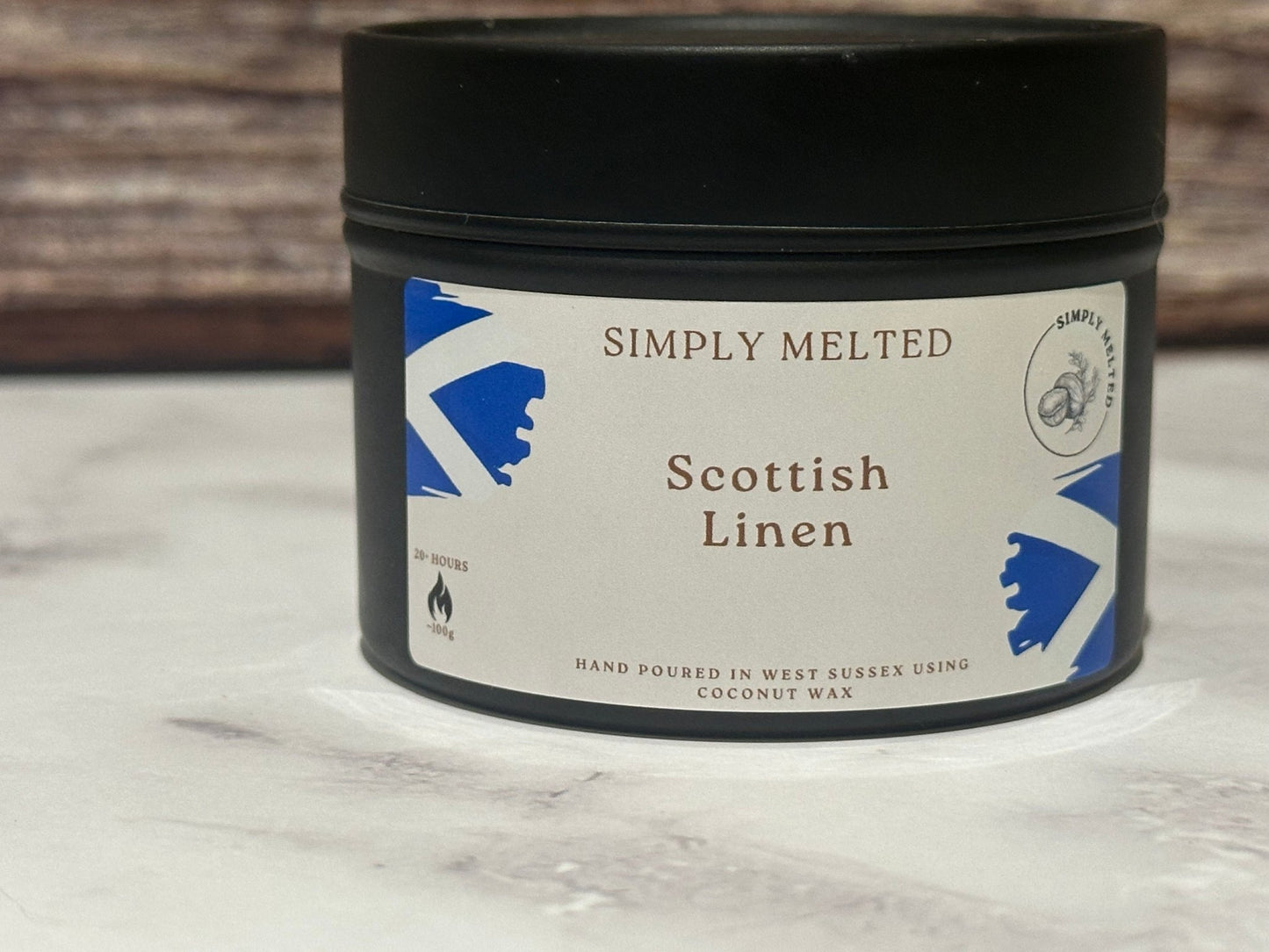 Scottish Linen Candle - Simply MeltedScottish Linen Candle