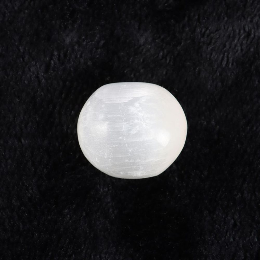 Selenite Crystal Tumblestone - Simply MeltedSelenite Crystal Tumblestone