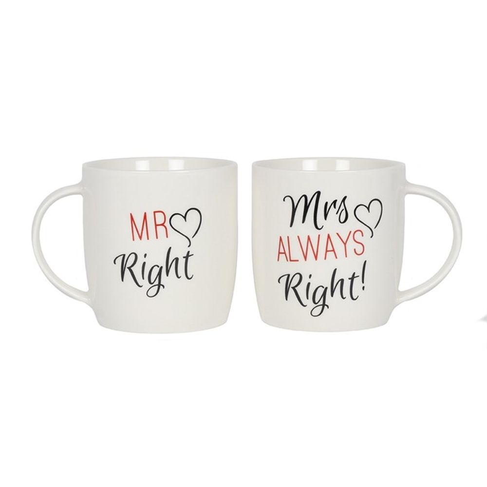 Set of 2 Mr & Mrs Mugs - Simply MeltedSet of 2 Mr & Mrs Mugs