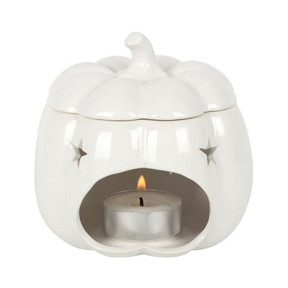 White Pumpkin Oil Burner - Simply MeltedWhite Pumpkin Oil Burner