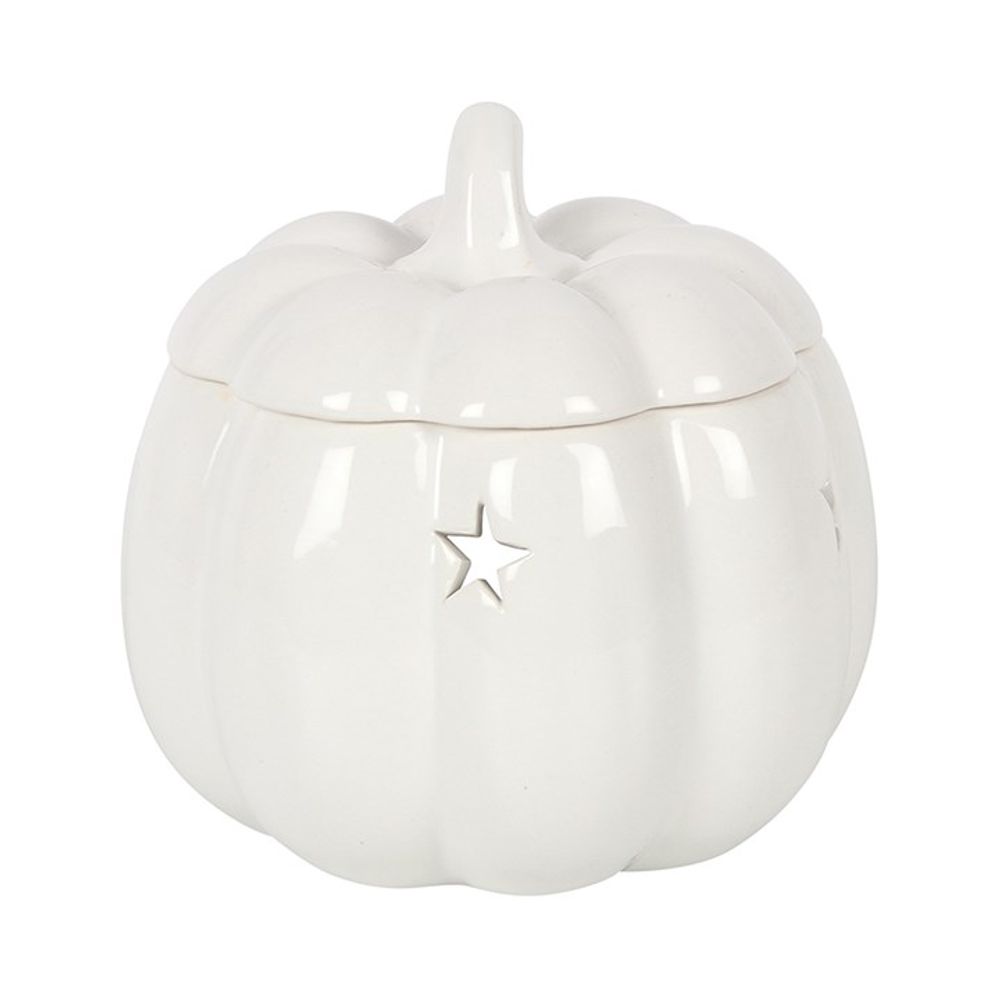 White Pumpkin Oil Burner - Simply MeltedWhite Pumpkin Oil Burner