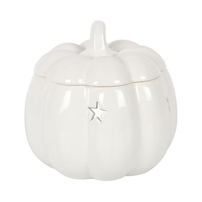 White Pumpkin Oil Burner - Simply MeltedWhite Pumpkin Oil Burner