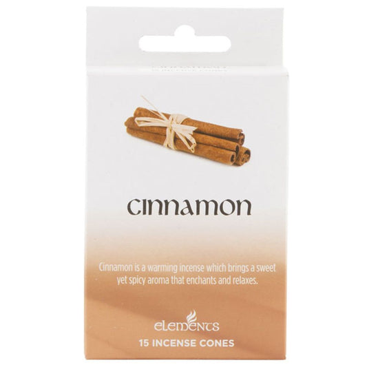 12 Packs of Elements Cinnamon Incense Cones - Simply Melted