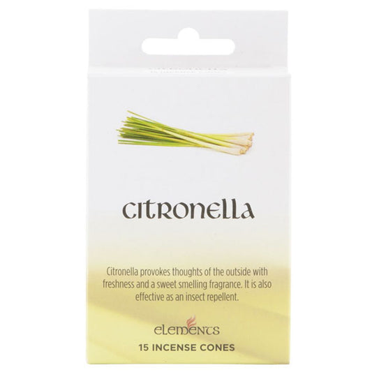 12 Packs of Elements Citronella Incense Cones - Simply Melted